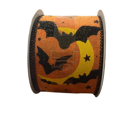 Celebrate it Halloween Bats Wired Ribbon 2.5inx20ft