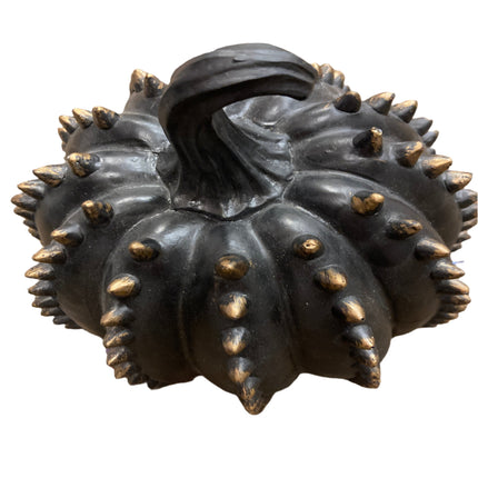 Ashland Halloween Midnight Moon Pumpkin Decoration 9x7 in