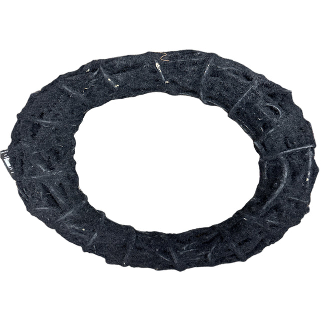 Ashland Black Flocked Grapevine Halloween DÃ©cor 17â€ x 17â€ x 2â€