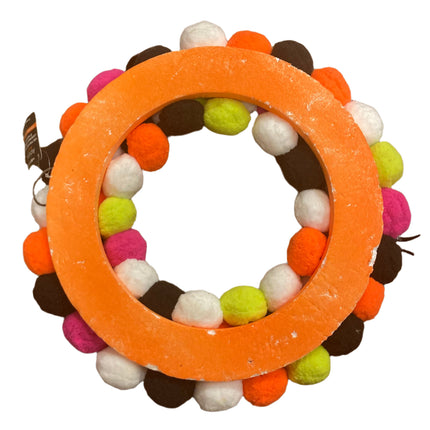 Ashland Halloween Colorful Wreath Decoration 16in