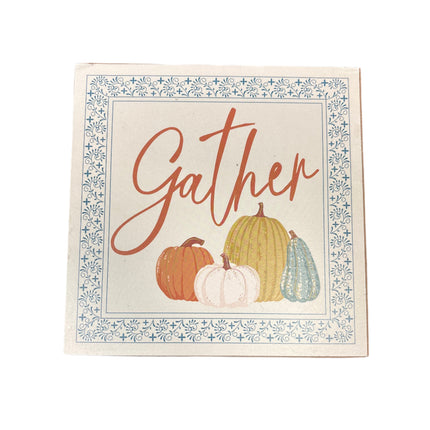 Ashland Gather Around The Table Décor 7” x 7” x 1.5”