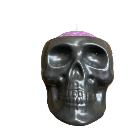 Ashland Halloween Scented Skull Candle 6x5in