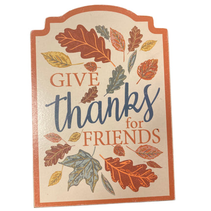 Ashland Fall Give Thanks Tabletop Decor 8x5.5in