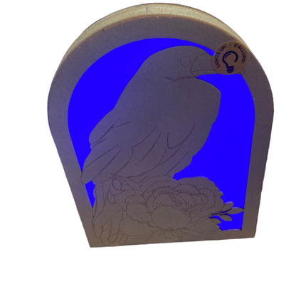 Make Market Halloween Raven 3D Light up Decoration 8x6in