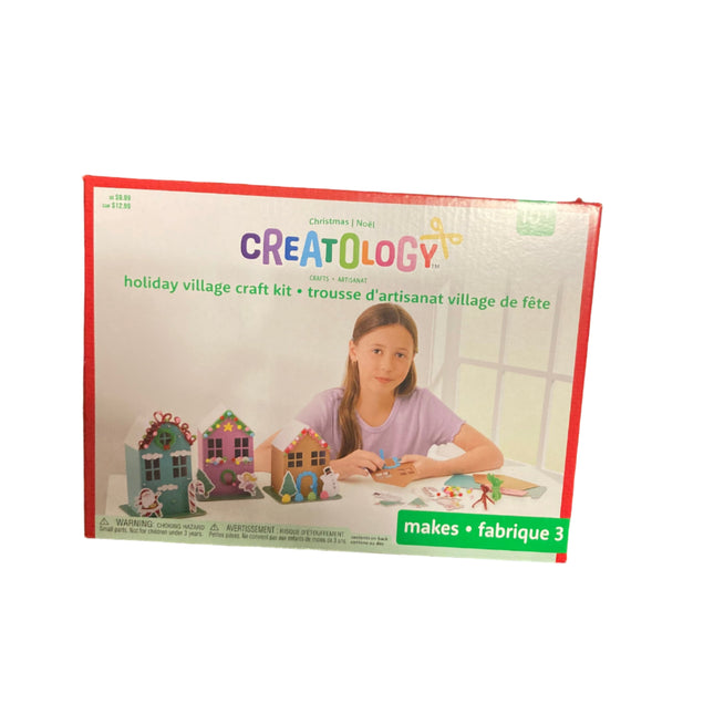 Creatology Christmas Holiday Village Craft Build Up Kit 8.5x11.5in