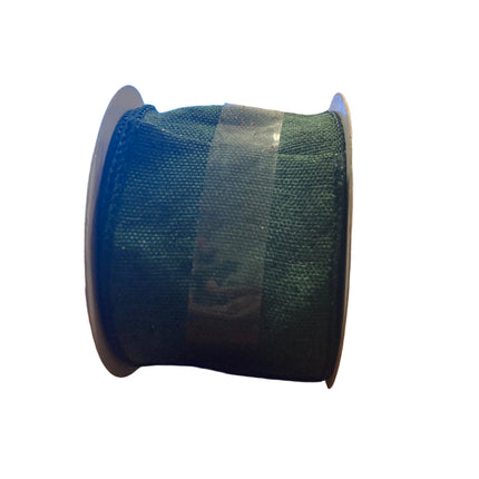 Celebrate it Christmas Green Ribbon 2.5inx20ft