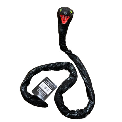 Ashland Halloween Coiled Black Cobra Snake Decoration 35x2in