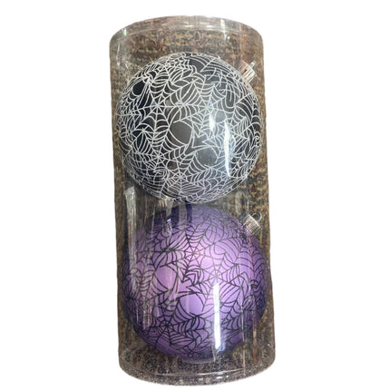 Ashland Halloween Spiderweb Ornaments 6in