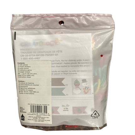 Creatology holiday flag kit