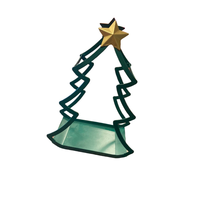 Ashland Christmas Green Tree Tray 9 in