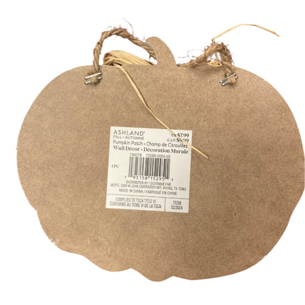 Ashland Fall A Letter Pumpkin Wall Decor 6x7in