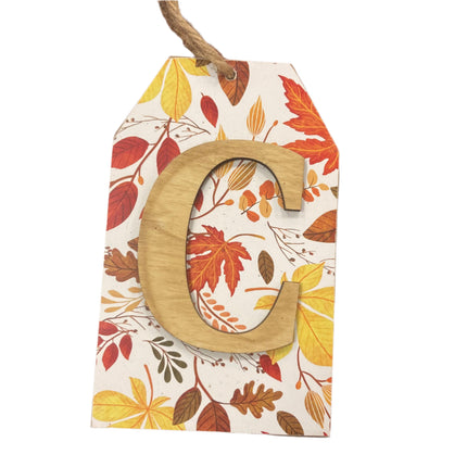 Ashland Fall Letter C Wall Sign 8x5in
