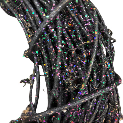 Ashland Glitter Grapevine Halloween Decor 17" x 17" x 2"