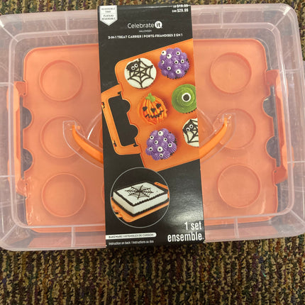 Celebrate It Halloween Cookie and Cake Container 13x10in