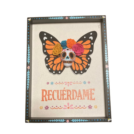 Ashland Day of the Dead Butterfly Wall Decoration Sign 12x10in