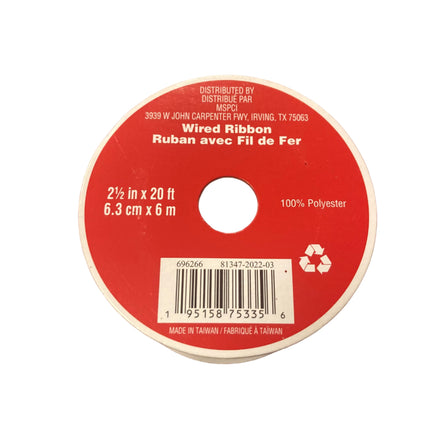 Red Glitter Christmas Ribbon by Celebrate It 2.5inx20ft
