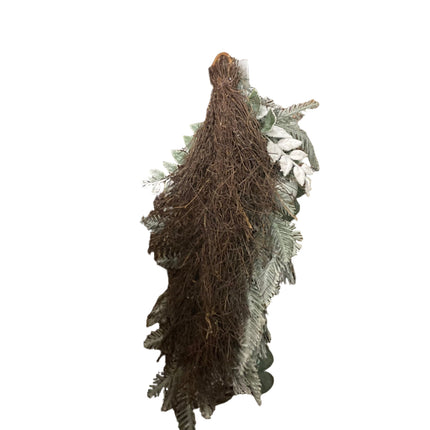 Ashland Christmas Teardrop with Ornaments and Pine Cones 20inx10in