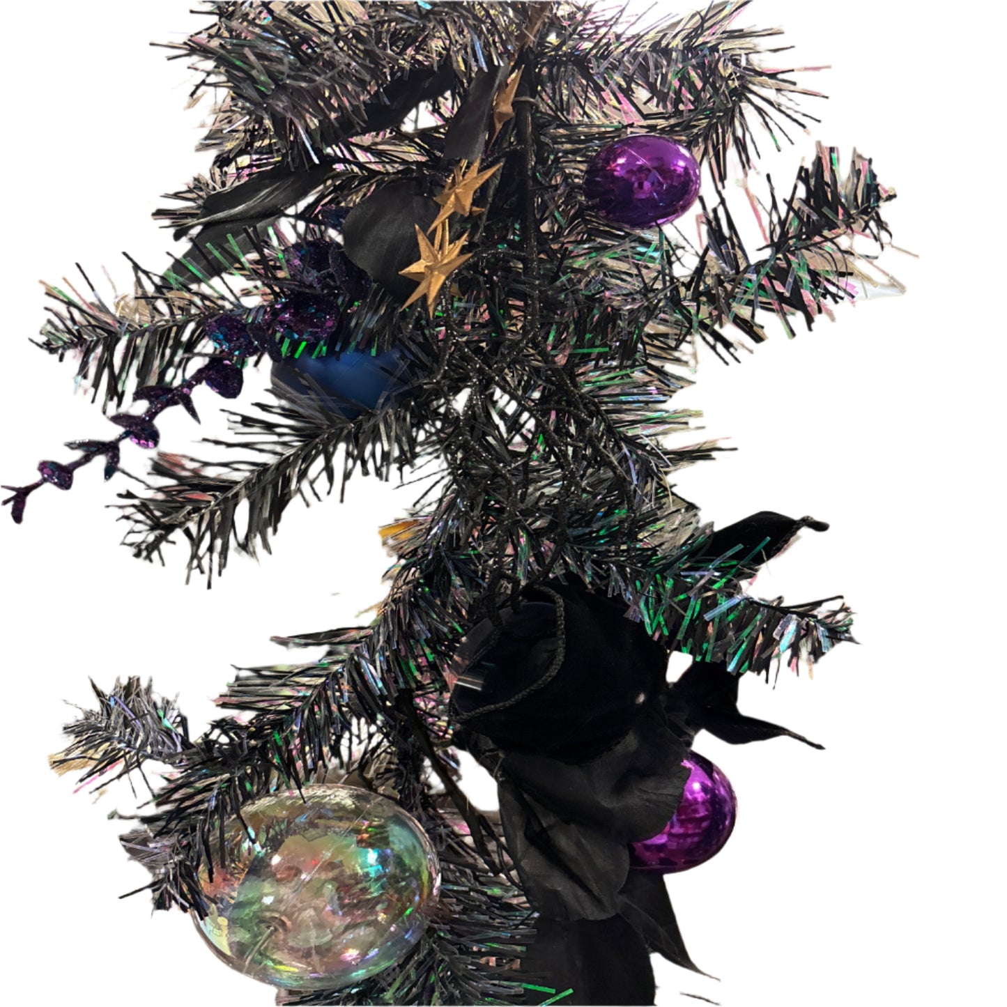 Ashland Iridescent Tinsel Garland Decoration 6 foot