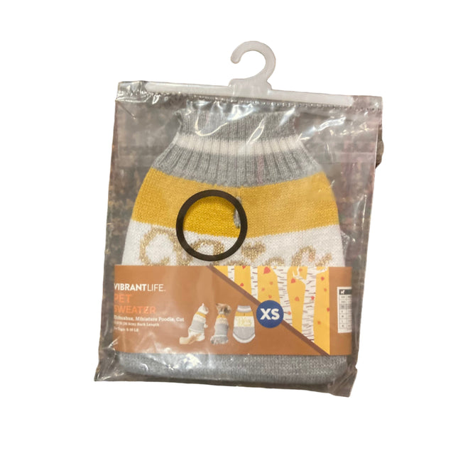 Vibrant Life Boss Lady Dog Sweater 10.5in 5-10LB XS