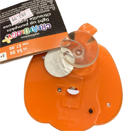 Creatology Halloween Light Up Pumpkin Decoration  4x3in
