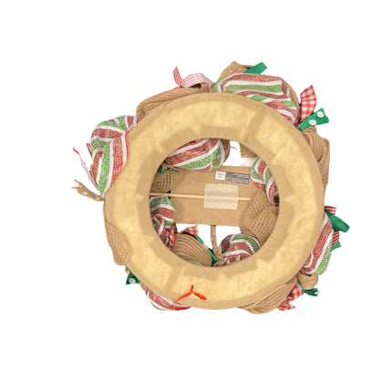 Fresh Baked Gingerbread Cookie Christmas Wreath 21in