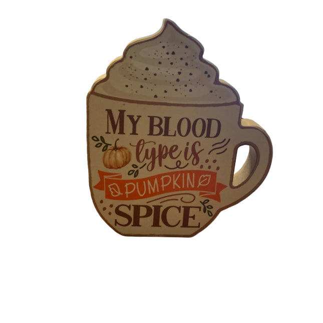 Ashland Fall Pumpkin Spice Mug Table Decor 7x6in