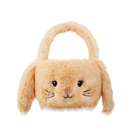 Easter Brown Plush Bunny Basket, 12 in x 12 in, by Way To Celebrate