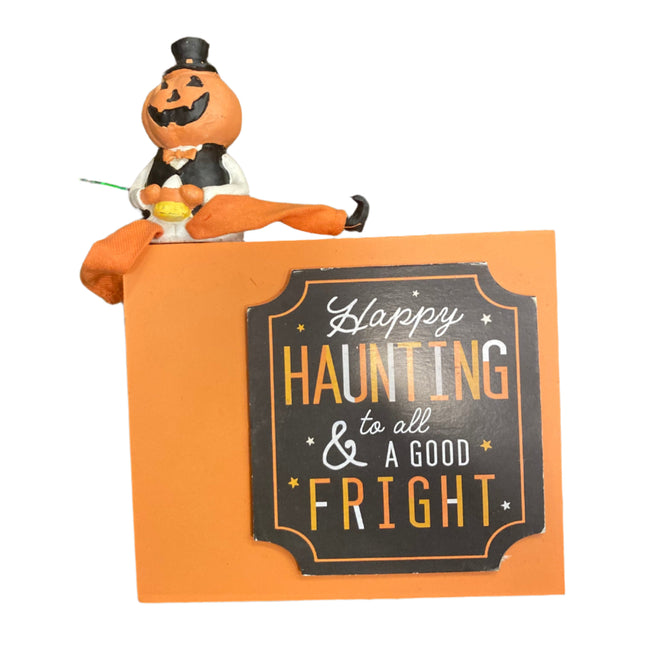 Ashland Halloween Happy Haunting Sign 7x7.5in