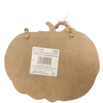Ashland Fall Q Letter Pumpkin Wall Decor 6x7in
