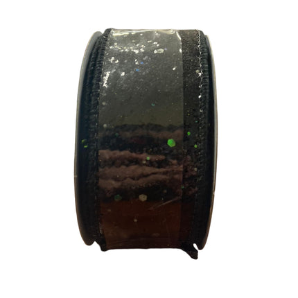Celebrate it Black Glow in the Dark Wired Ribbon 1.5x30ft