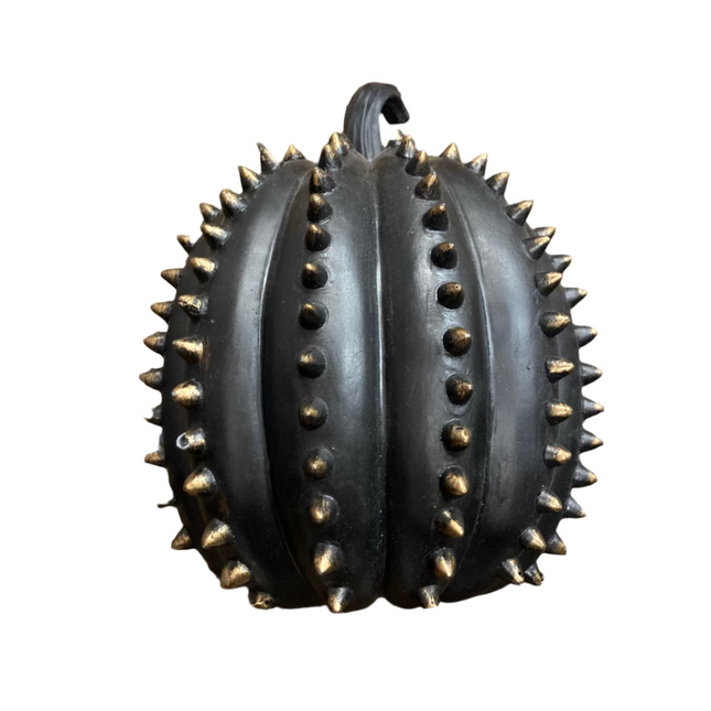 Ashland Halloween Midnight Moon Pumpkin Decoration 9x7 in
