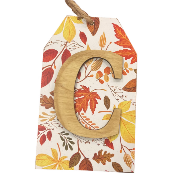 Ashland Fall Letter C Wall Sign 8x5in
