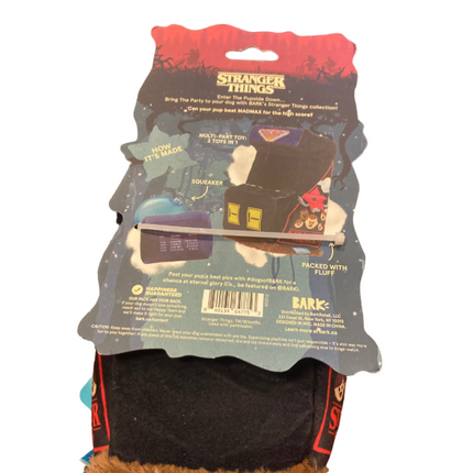 Stranger Things Barkade Dog Toy 2in1 - Pet Supplies 8x5in