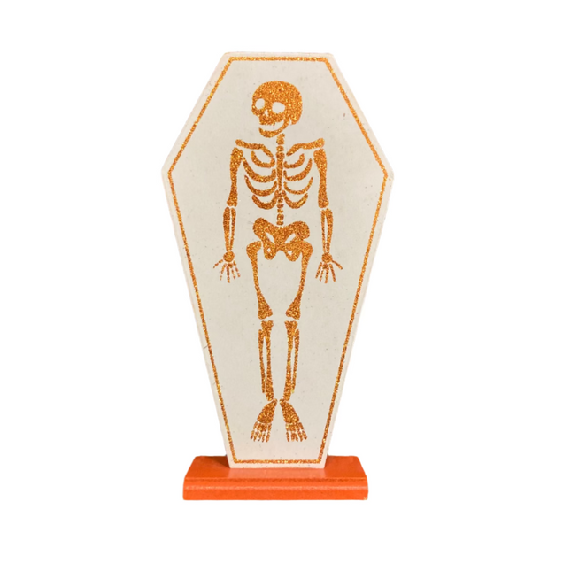 Ashland Halloween Skeleton in Casket Table Decoration 8x5in