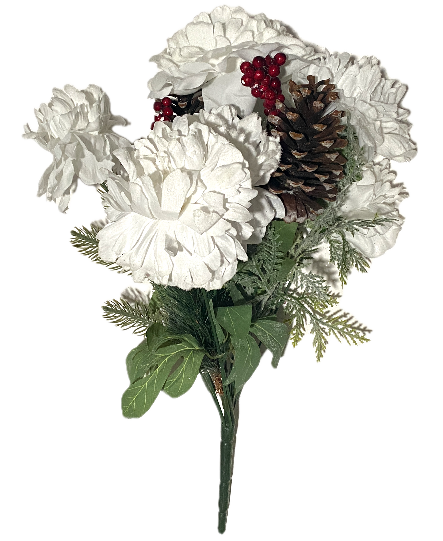 White Peony Pinecone and Berry Bush by Ashland®