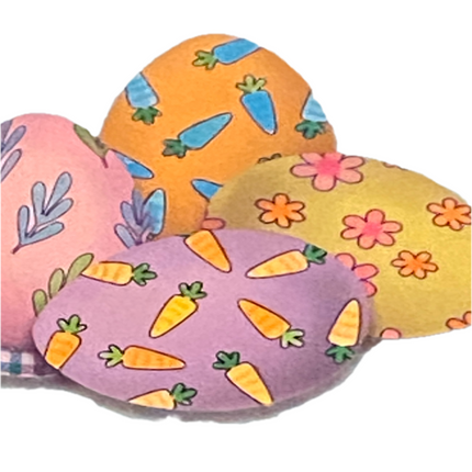 Large Plastic Crafting Easter Eggs 4-Pack