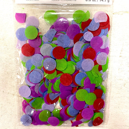 Celebrate it Purple, Red, and Green Easter Confetti .5 oz bright colors