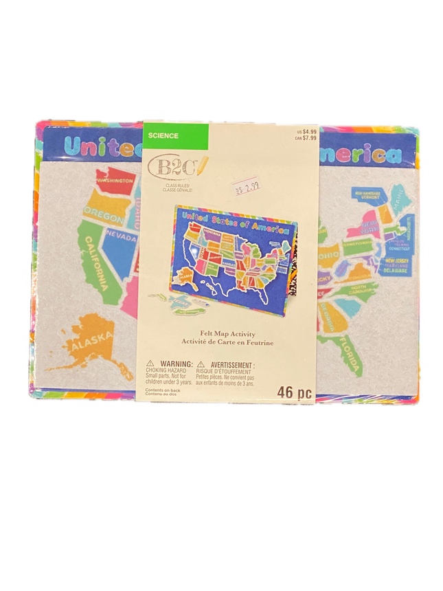 B2C Felt Learning Activity Map 10 in X 7 in
