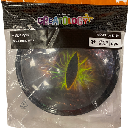 Creatology Halloween Wiggle Eyes 6" - 2 Pack for Crafts