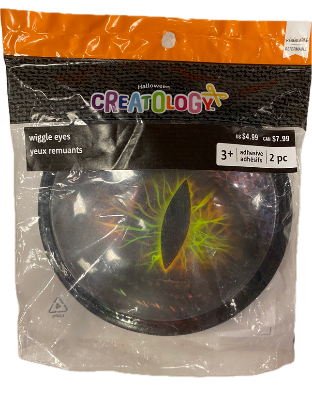 Creatology Halloween Wiggle Eyes 6" - 2 Pack for Crafts