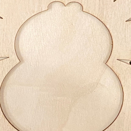 8" Wood DIY Spider Tabletop Decor Kit