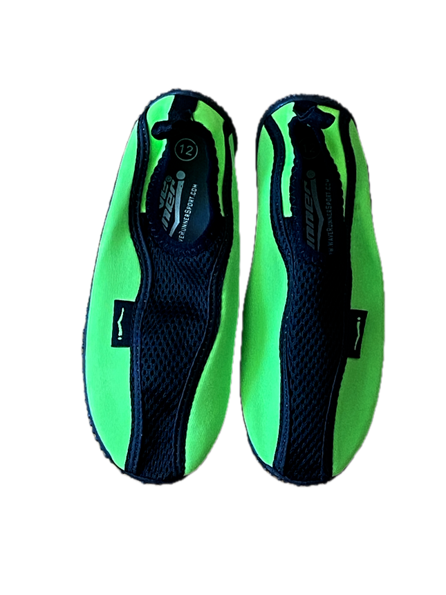 Wave Runner Kids Water Shoes Neon Green Size 1