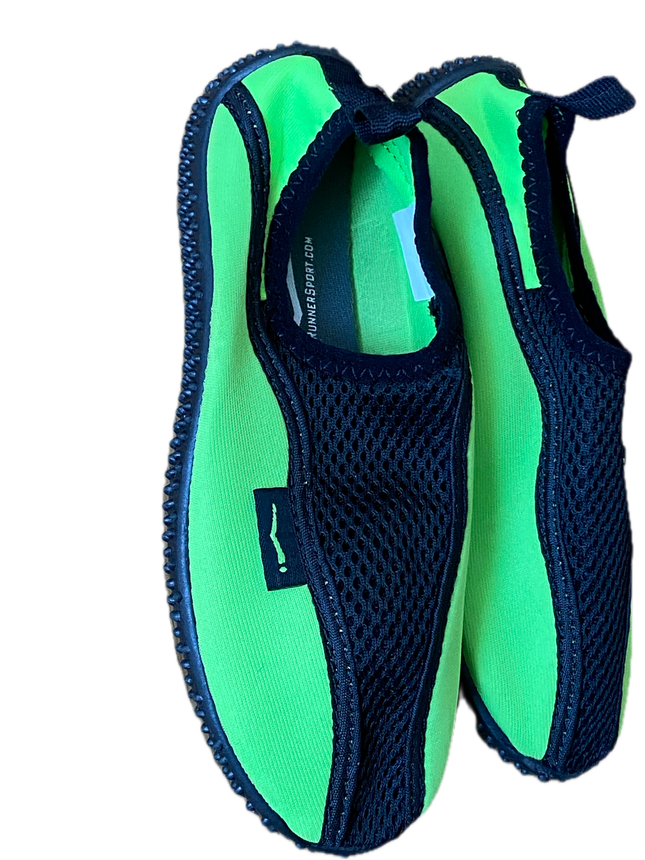 Wave Runner Kids Water Shoes Neon Green Size 5