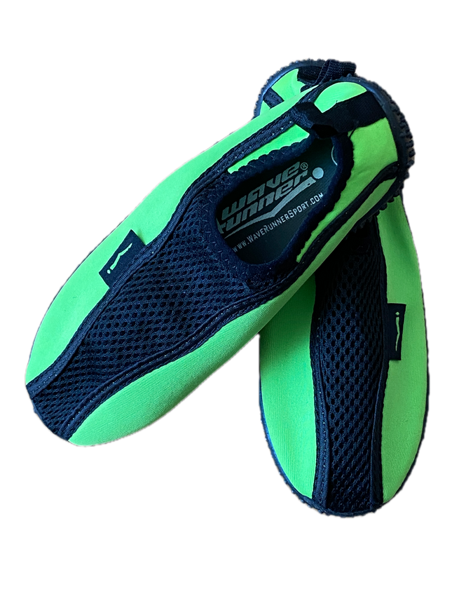 Wave Runner Kids Water Shoes Neon Green Size 11