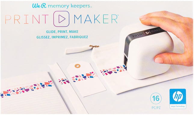 WE R MEMORY KEEPERS, PRINT MAKER, HP INKJET TECHNOLOGY, 16pc, GLIDE PRINT MAKE