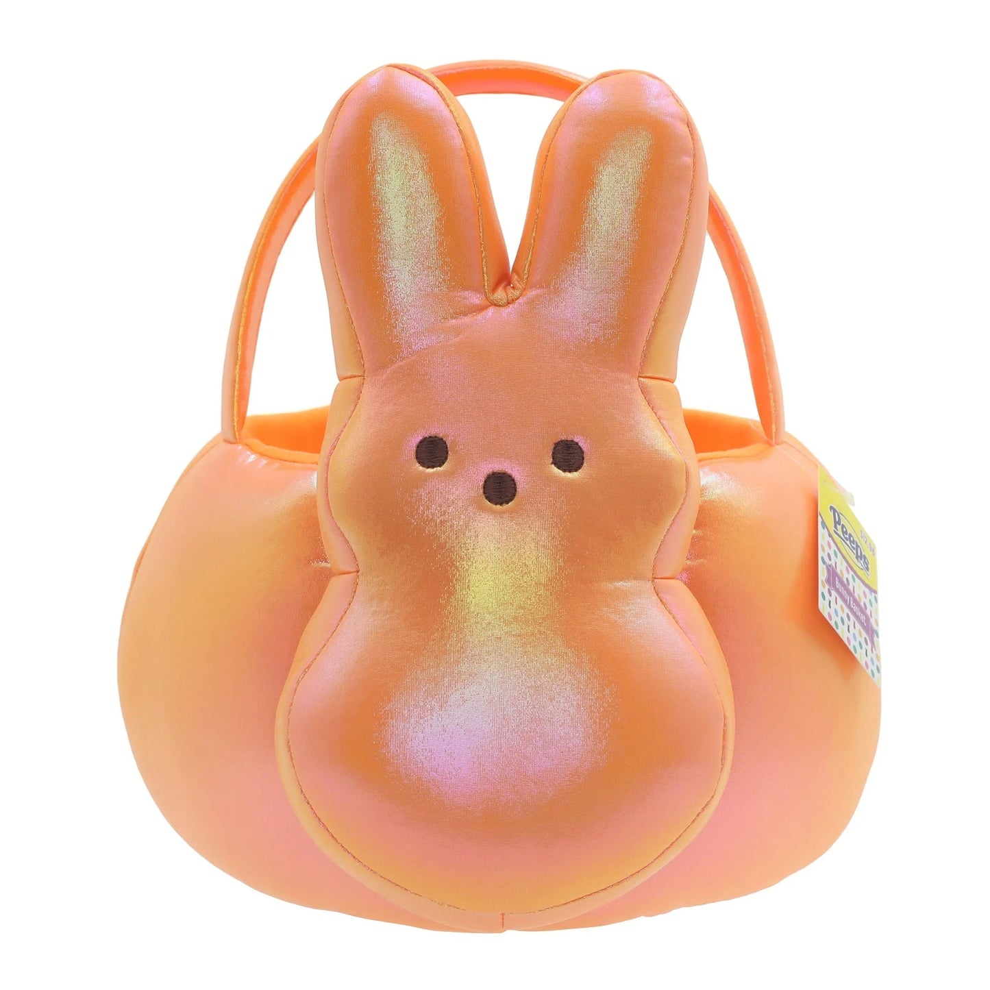 Peeps Plush Easter Basket, Orange Color