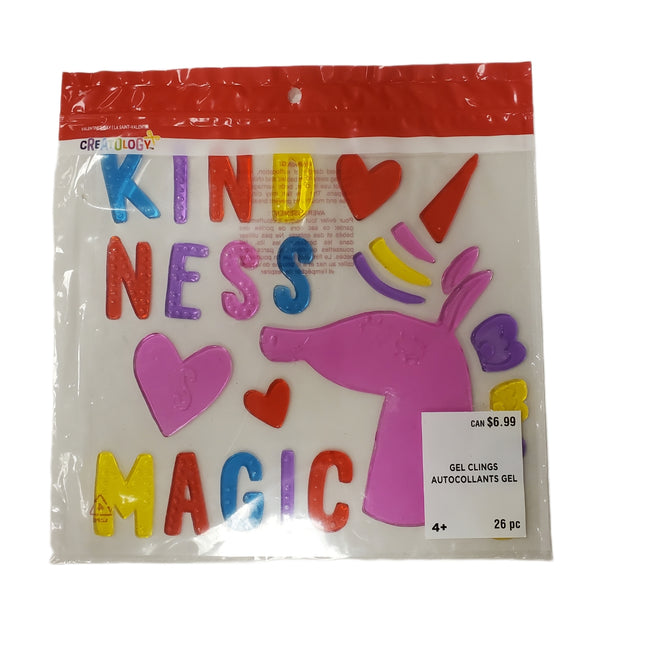 26-Pc Easter Window Gel Clings Set