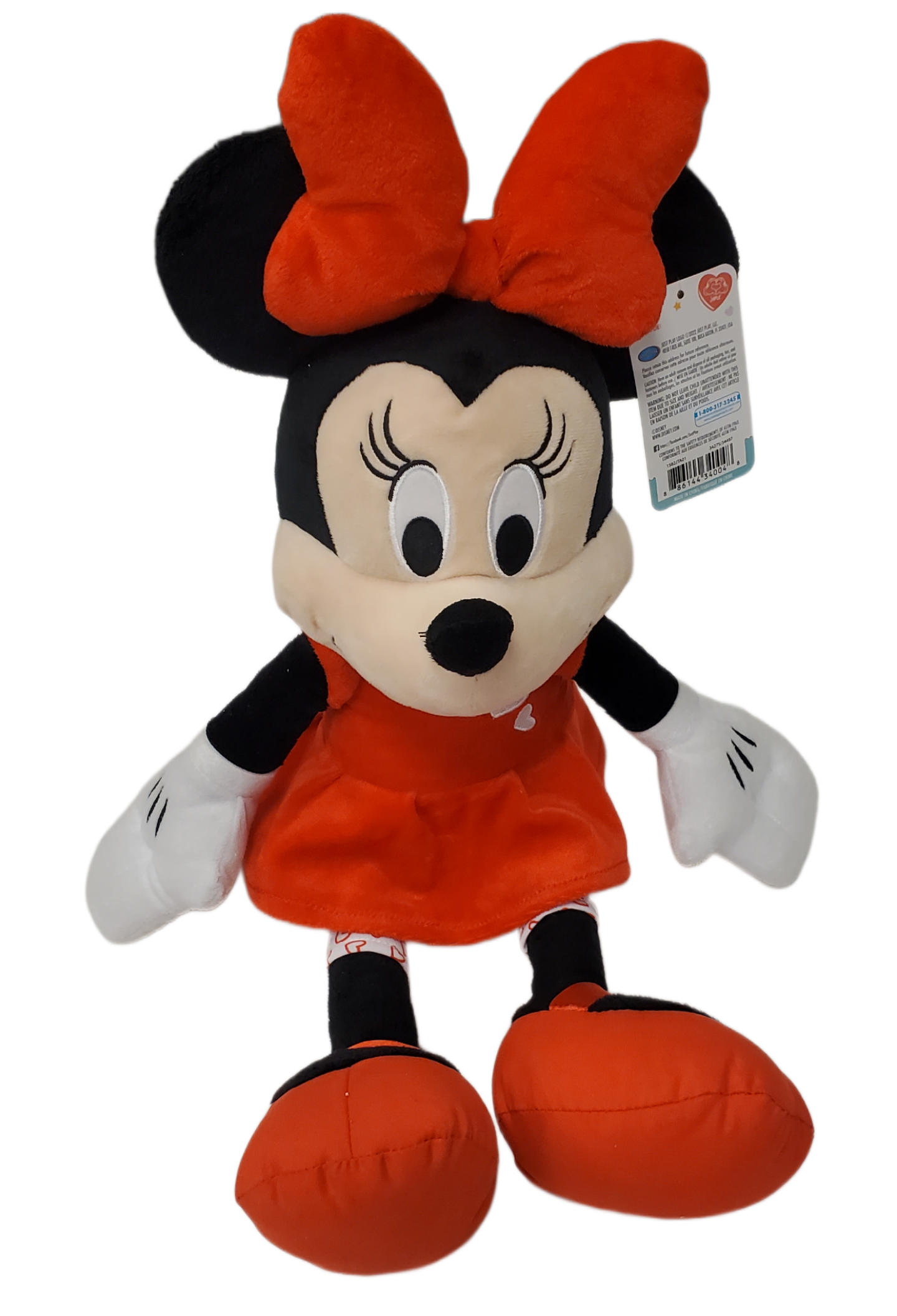 VALENTINE'S DAY MINNIE MOUSE JUST PLAY DISNEY 21 INCHES LONG