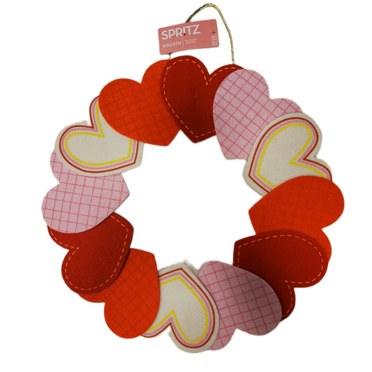 SPRITZ VALENTINE'S DAY WREATH 14.5 INCHES