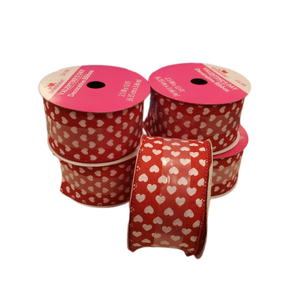 Valentine's Day Decorative Ribbon 2.5" x 12 ft